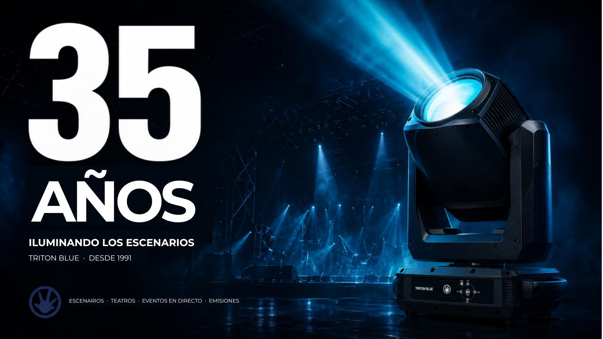 Triton Blue celebra 35 años Iluminando el Escenario: Un Viaje de Innovación y Compromiso