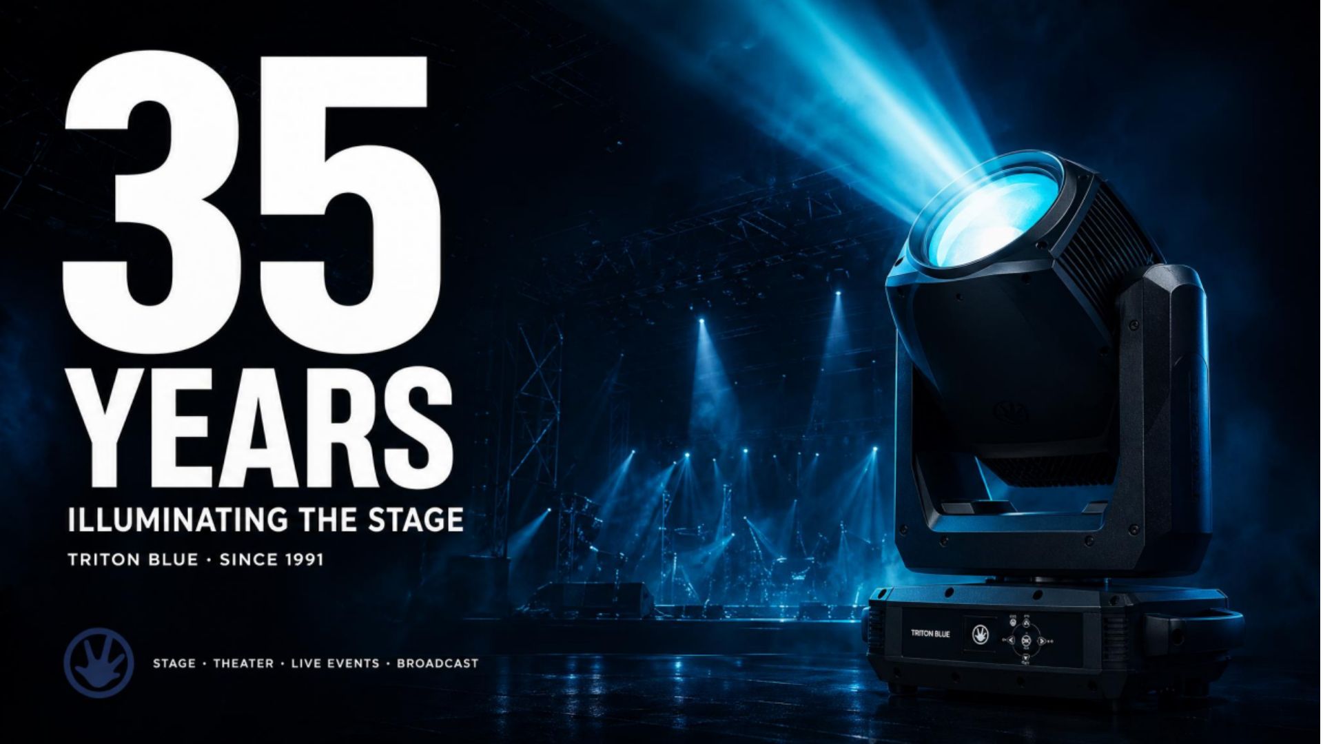 Triton Blue Celebrates 35 Years Lighting the Stage: A Journey of Innovation and Commitment